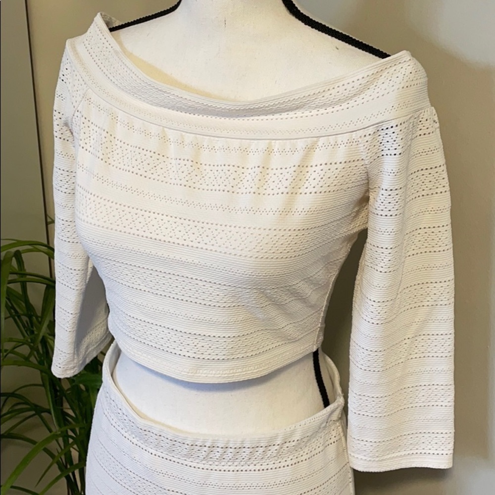BCBG Crop & Midi Skirt Set - Picture 2 of 10